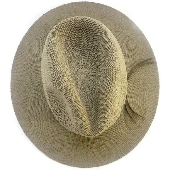David and Young D&Y Floppy Brown Panama Hat Packable Wide Brim - Picture 7 of 8